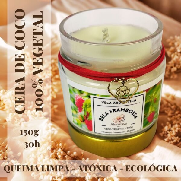 Vela Aromática Bela Framboesa Alenrose