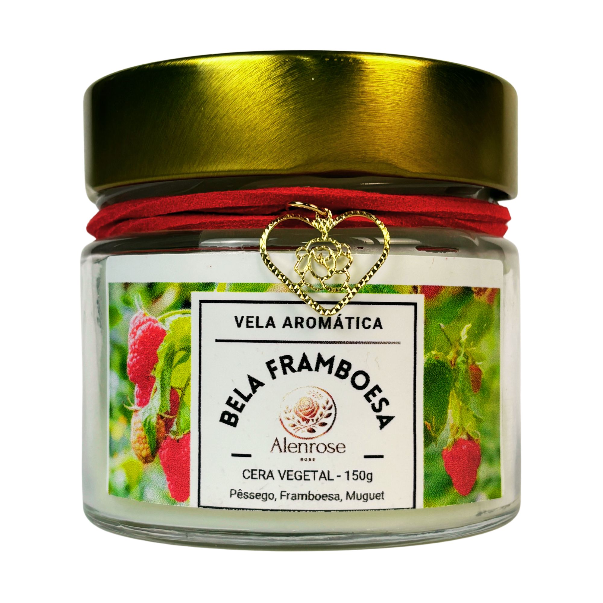 Vela Aromática Bela Framboesa - Alenrose Home