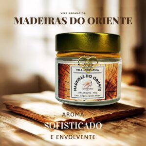 Vela Aromática Madeiras do Oriente Alenrose