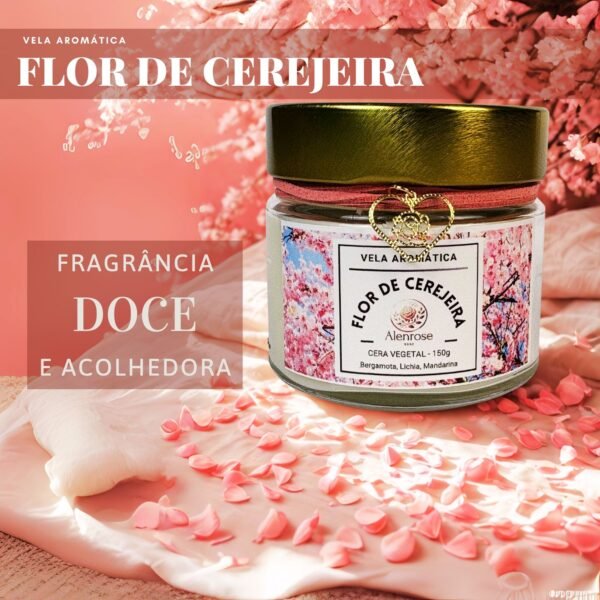 Vela Aromática Flor de Cerejeira