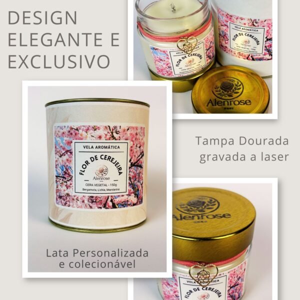 Vela Aromática Flor de Cerejeira