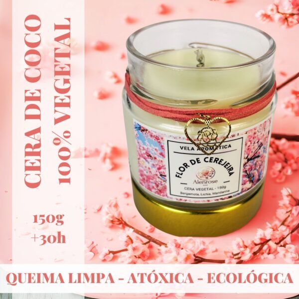 Vela Aromática Flor de Cerejeira