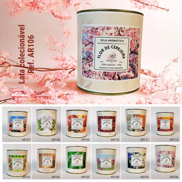 Vela Aromática Flor de Cerejeira