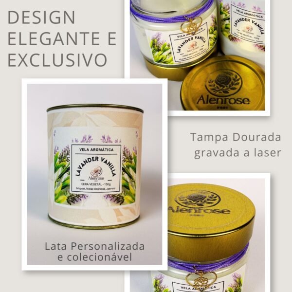Vela Aromática Lavander Vanilla