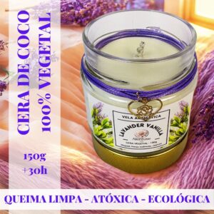 Vela Aromática Lavander Vanilla