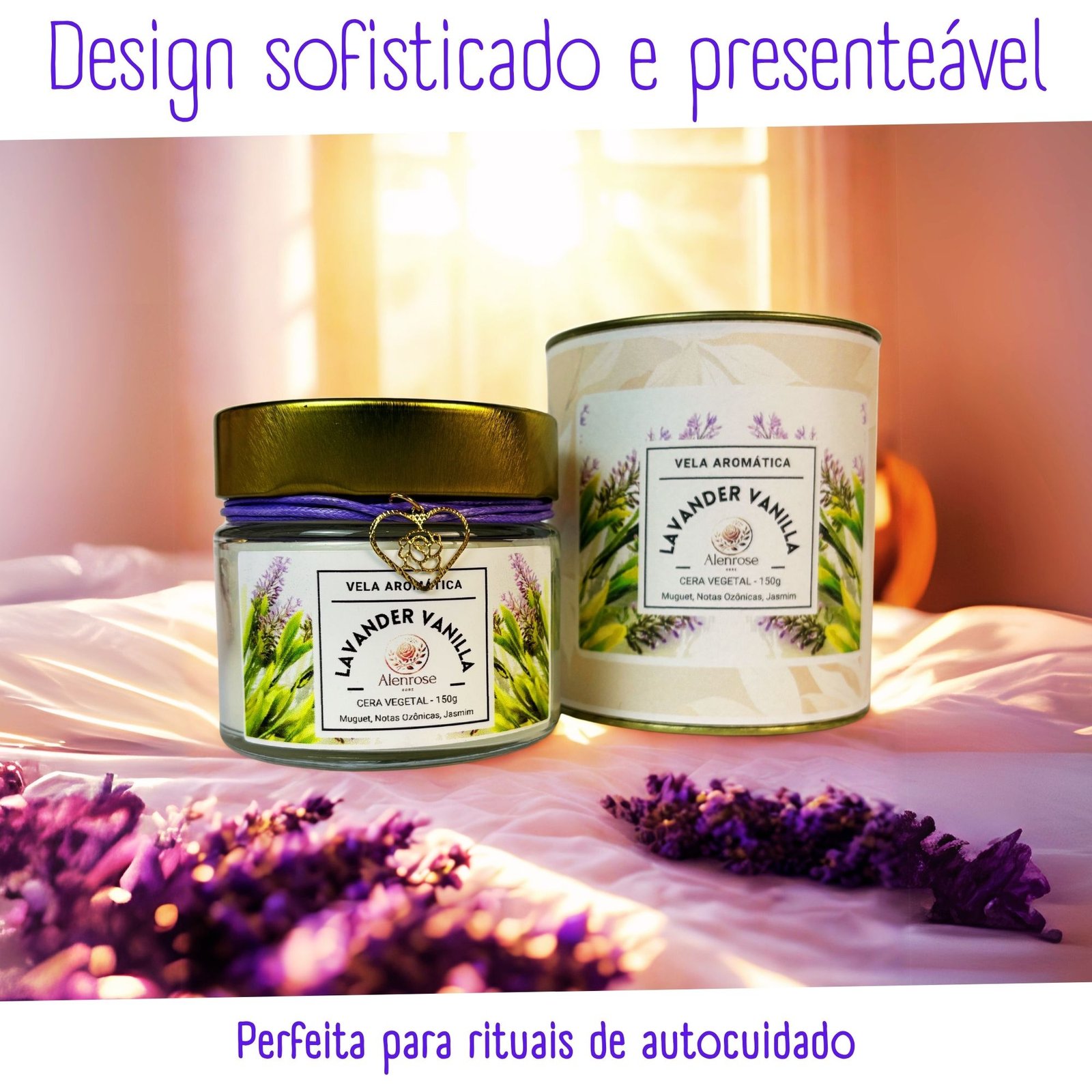 Vela Aromática Lavander Vanilla