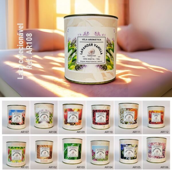 Vela Aromática Lavander Vanilla