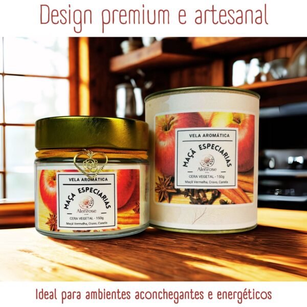 Vela Aromática Maçã e Especiarias