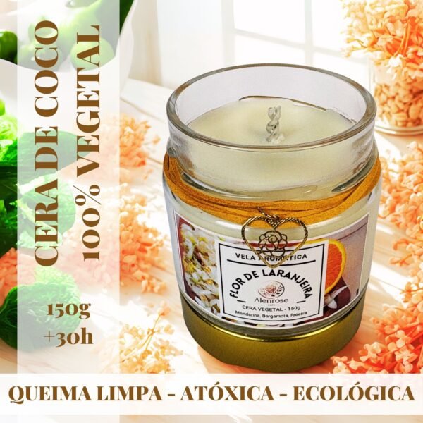 Vela Aromática Flor de Laranjeira