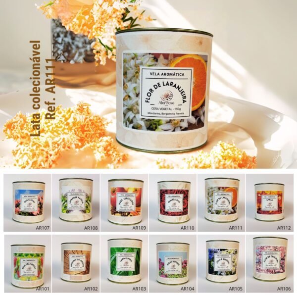 Vela Aromática Flor de Laranjeira