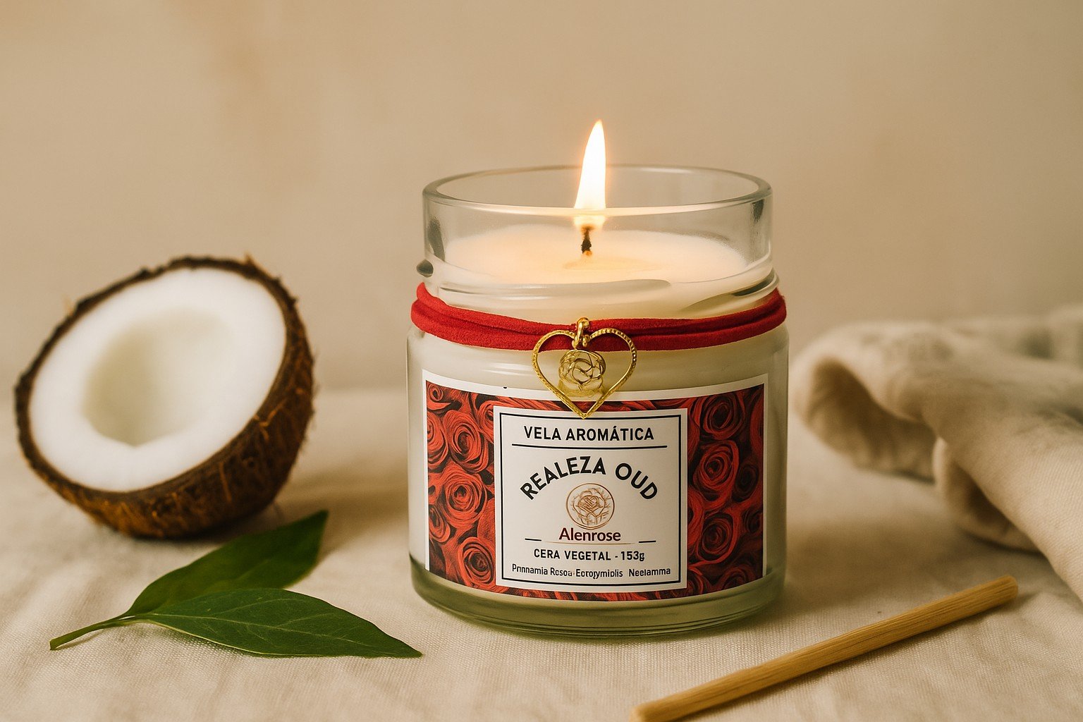 Cera de coco Alenrose Velas Aromáticas