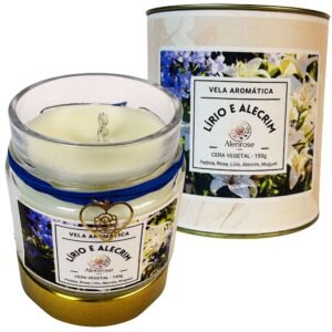 Vela Aromática Lírio e Alecrim