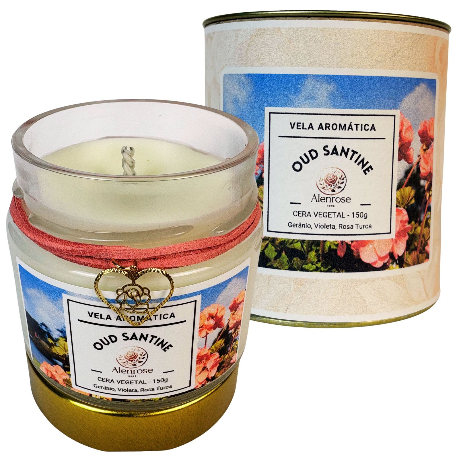Vela Aromática Oud Santine