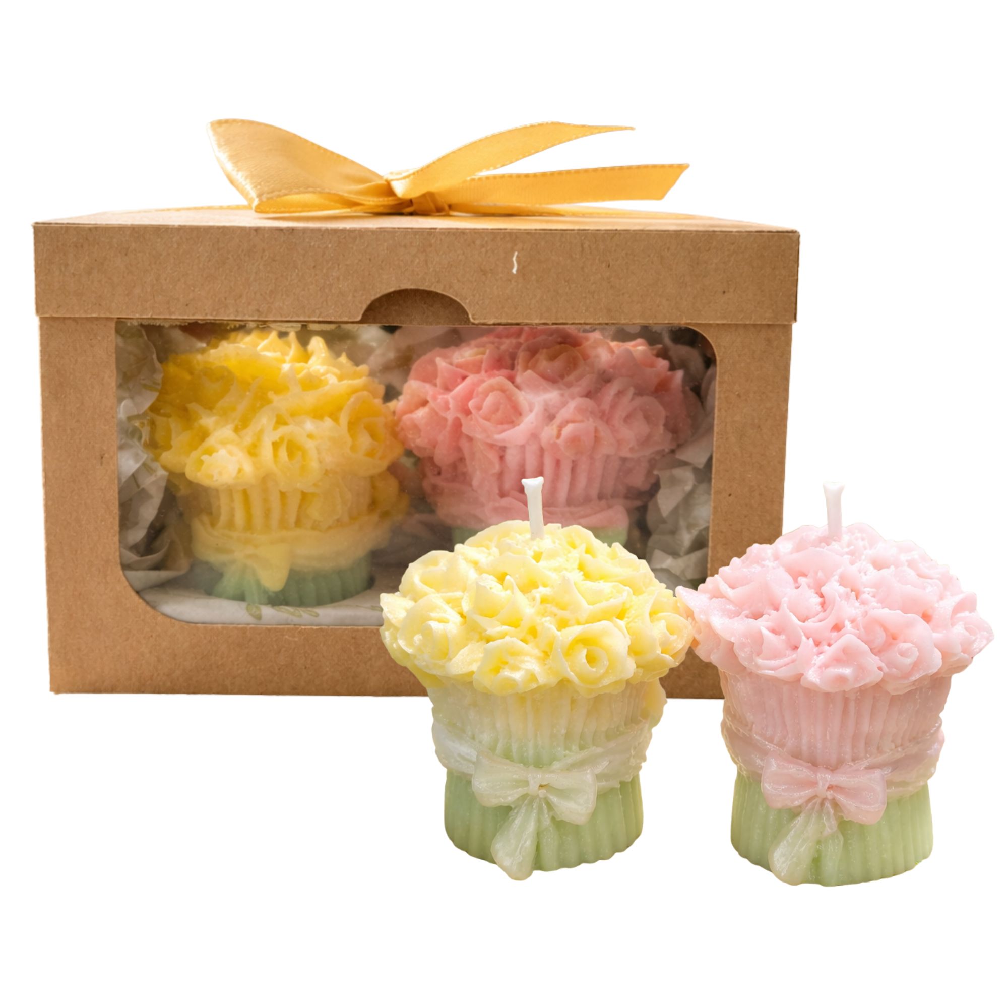 Vela aromática kit 2 buquês