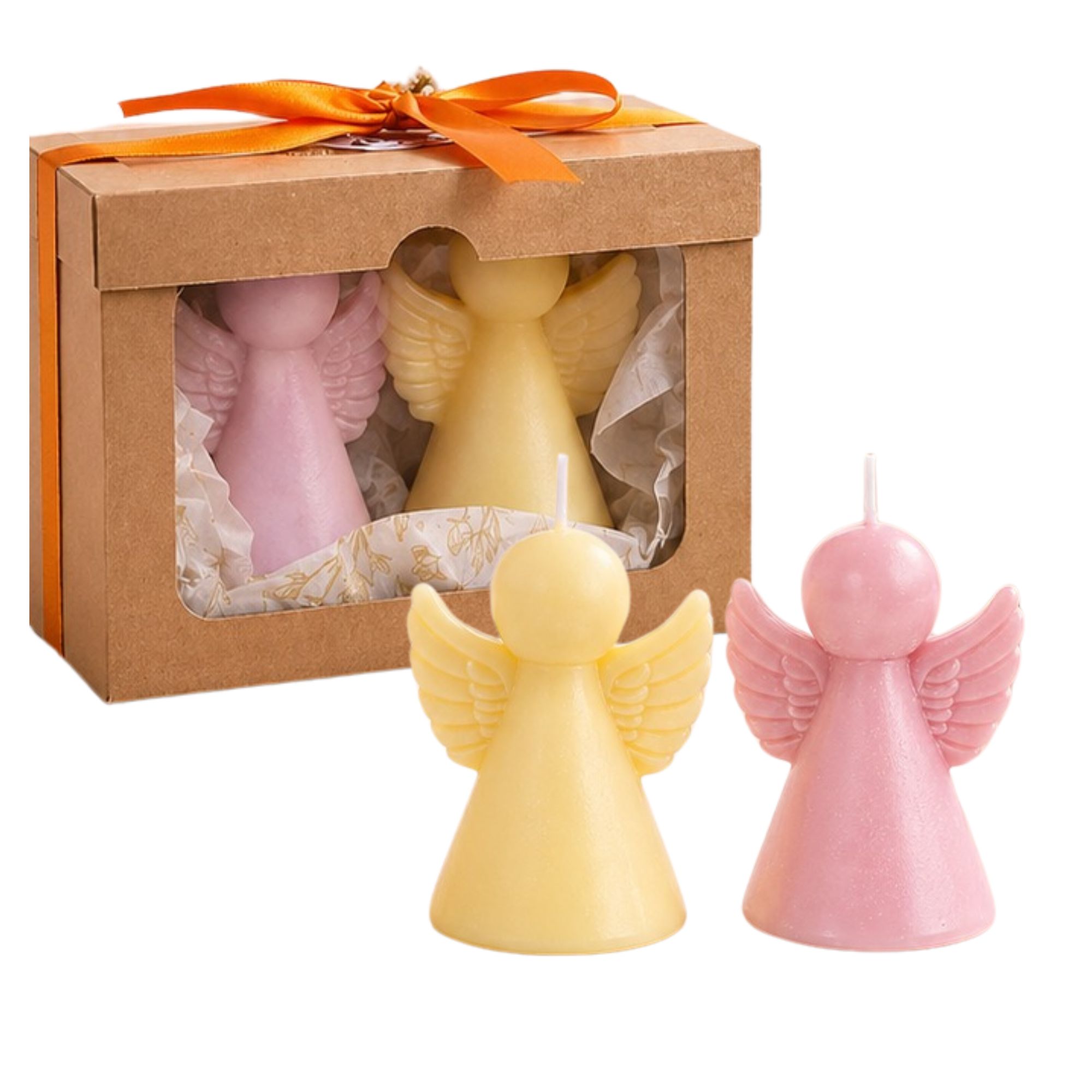 Vela aromática kit 2 anjinhos