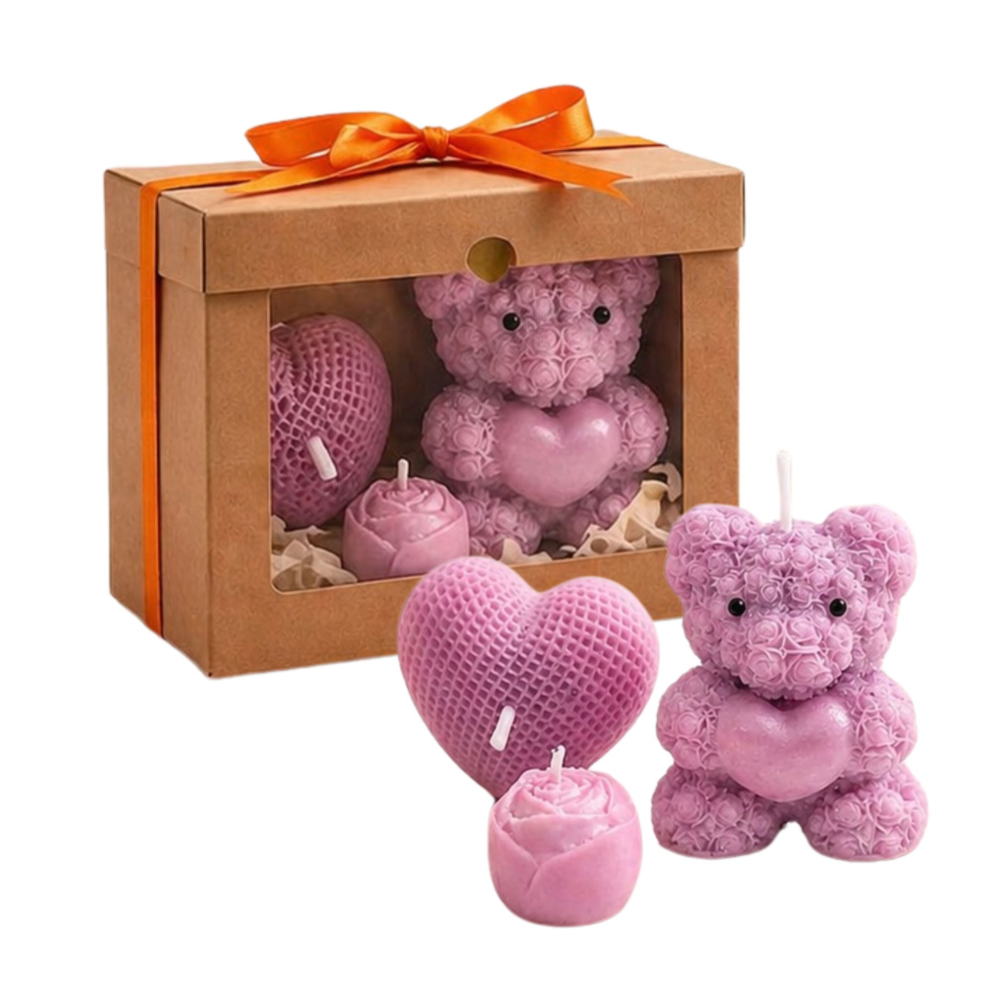 vela aromática kit Ursinho
